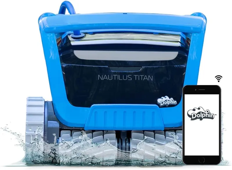 Dolphin (Upgraded 2026) Nautilus Titan Wi-Fi Automatic Robotic Pool Vacuum Cleaner